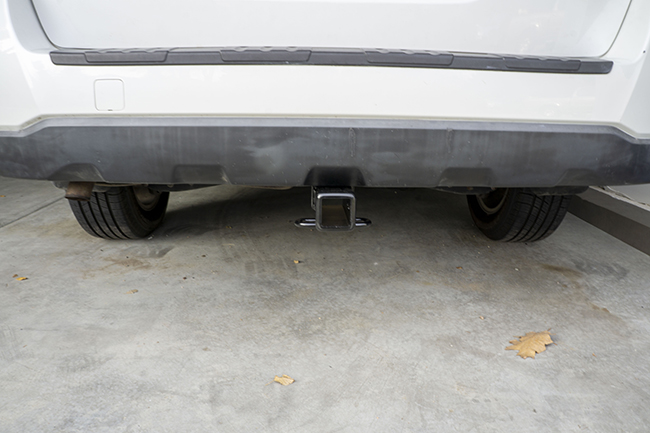 Draw Tite Max Frame receiver hitch on 2010 Subaru Outback.